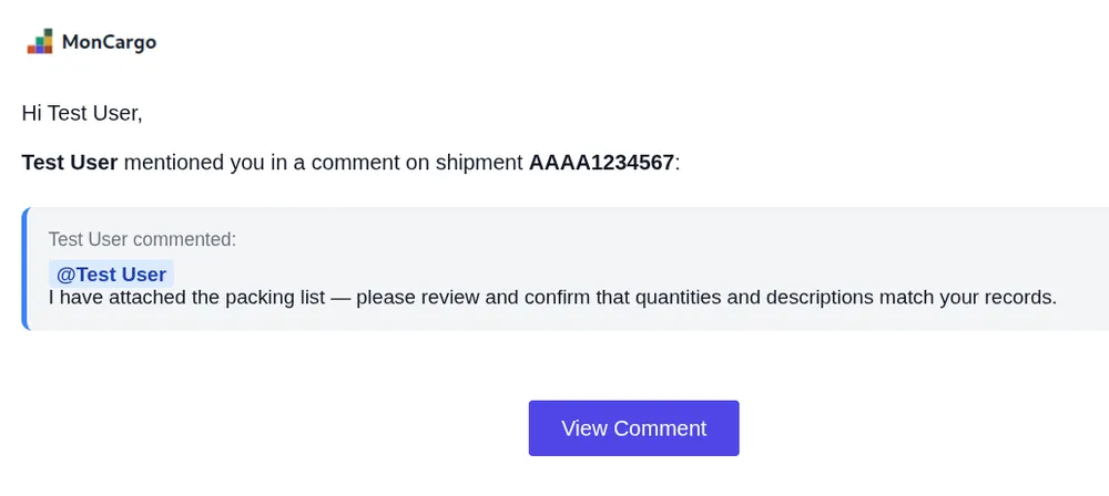 コメント・メンション通知